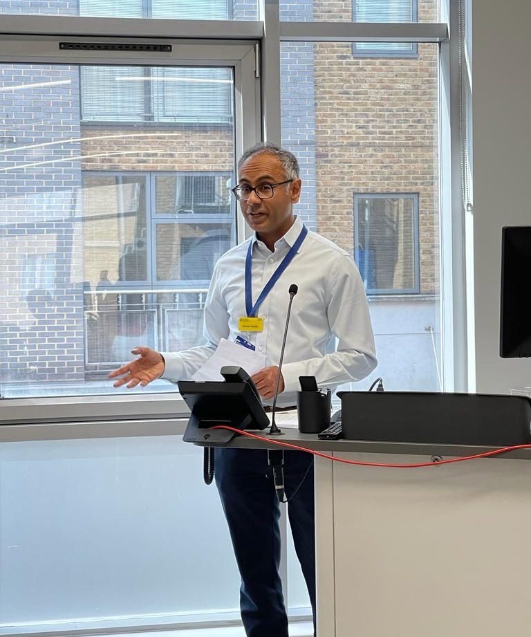 Very pleased with the success of the European Retinoblastoma Group meeting in London - Ashwin Reddy