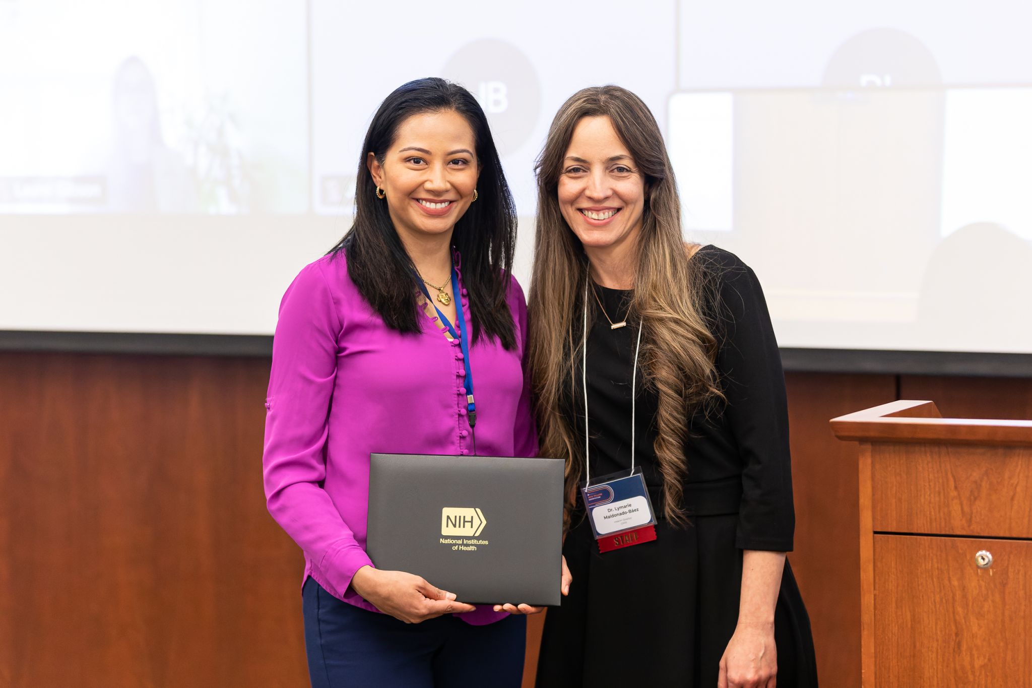 Esmeralda Ramirez-Peña received this year Merit Award from the NCI Cancer Prevention Fellowship