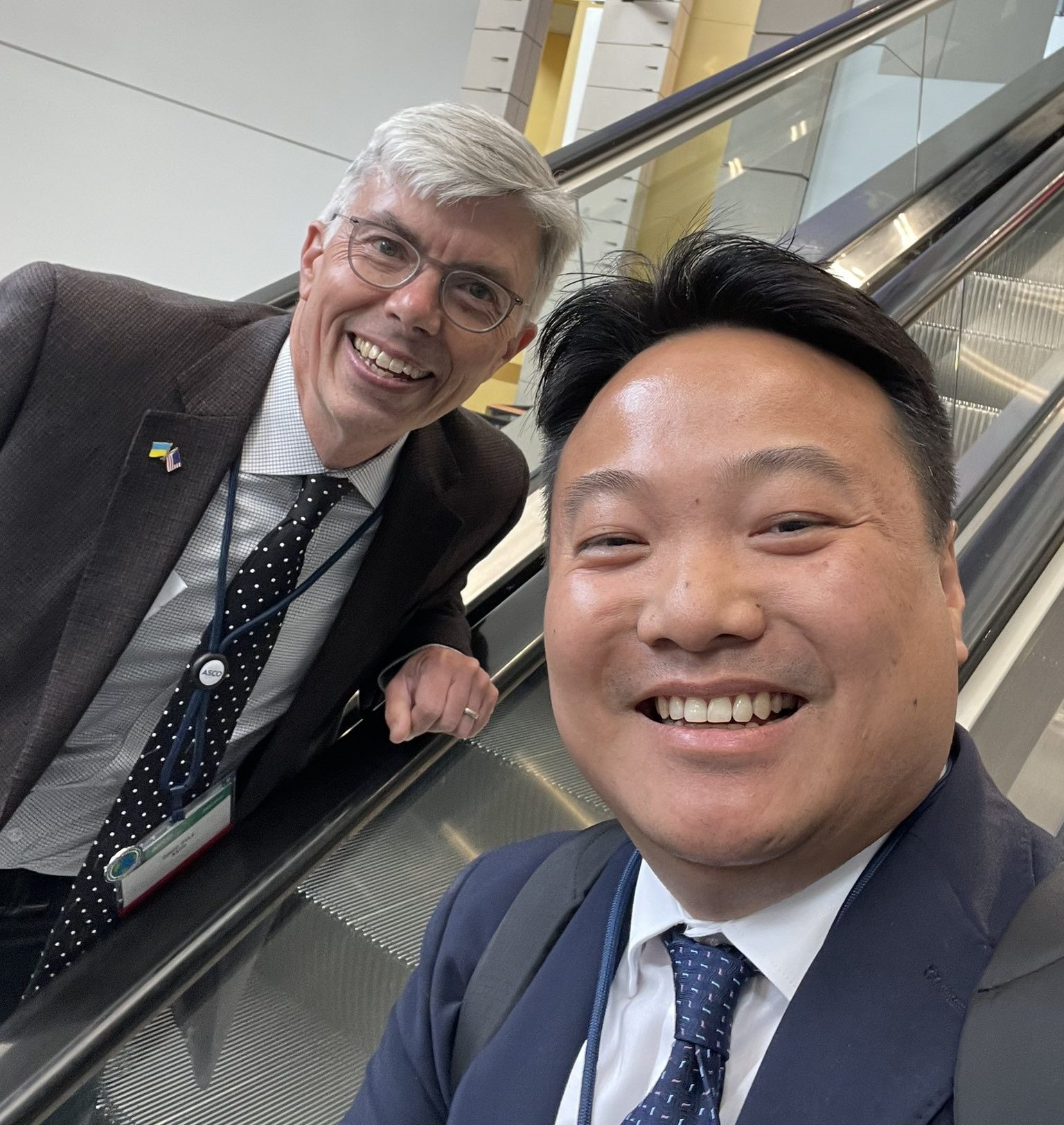 I rejoined (best!) ASCO International Affairs Committee in capacity as Chair-Elect - Herbert Loong