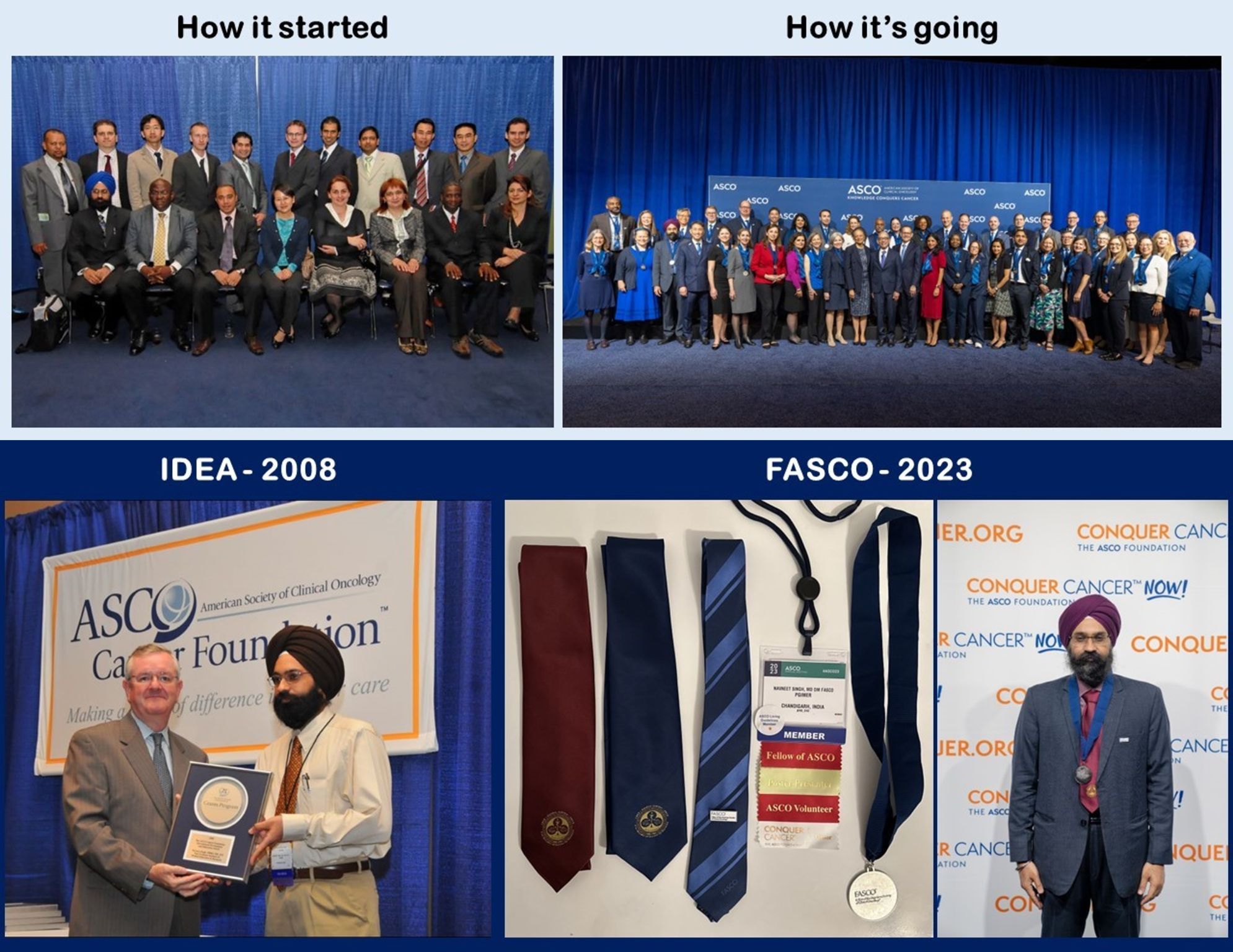 I had the honor of being conferred lifetime Fellowship of the American Society of Clinical Oncology - Navneet Singh