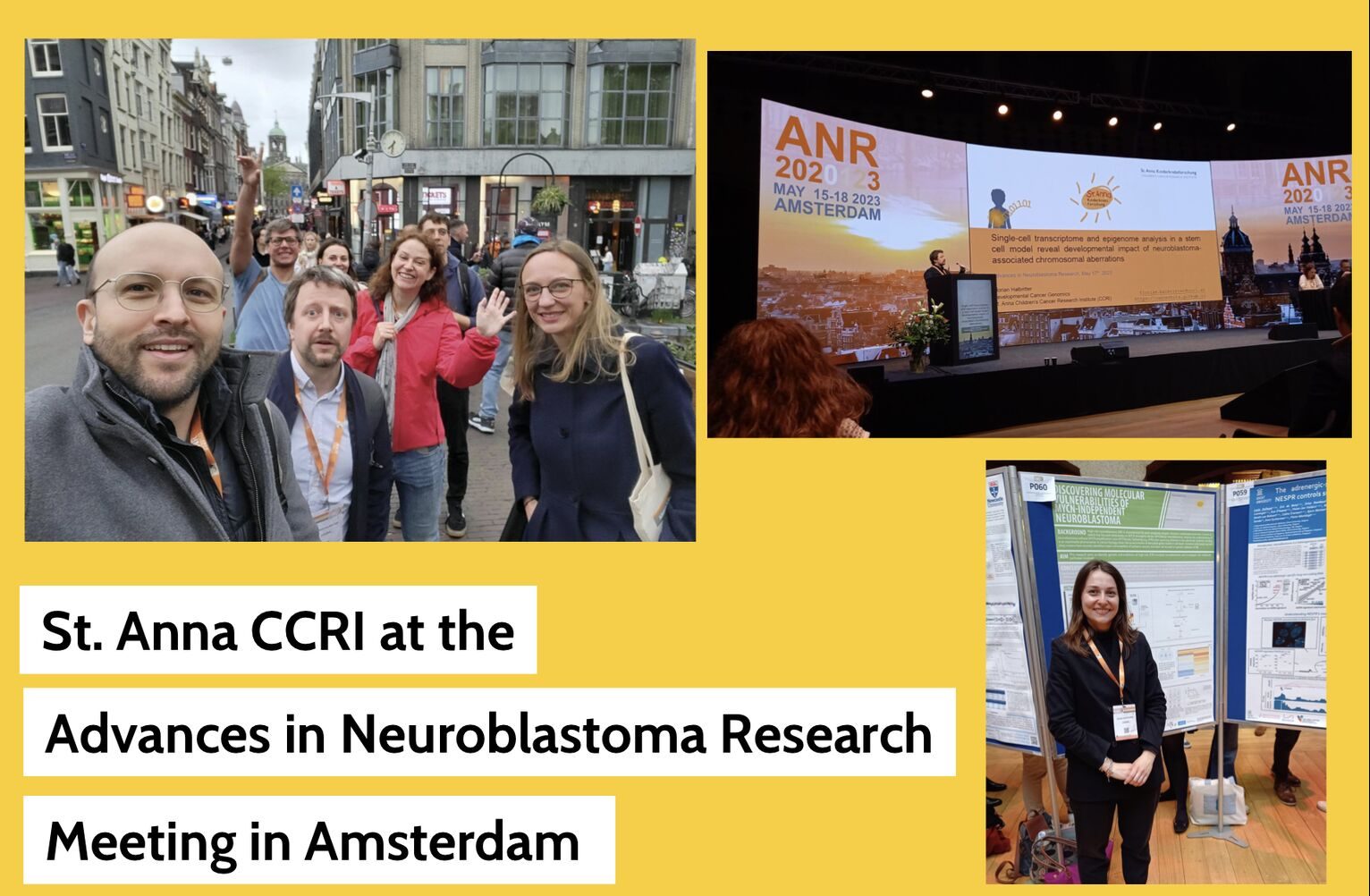 CCRI's Impressive Contributions at the Advances in Neuroblastoma Research Association (ANR) Meeting in Amsterdam