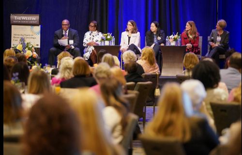 More than 220 community leaders attended the Women's Leadership Breakfast hosted by the Executive Council of the Susan F. Smith Center for Women's Cancers - Dana-Farber Cancer Institute
