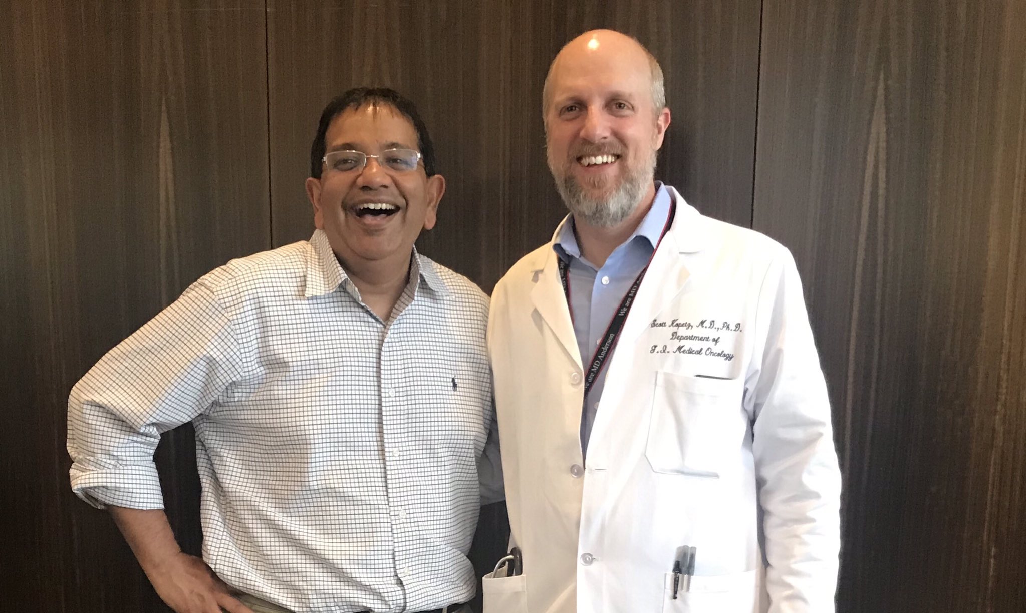 Congratulations Scott Kopetz our new Associate Vice President for Translational Integration at MD Anderson Cancer Center - Anirban Maitra