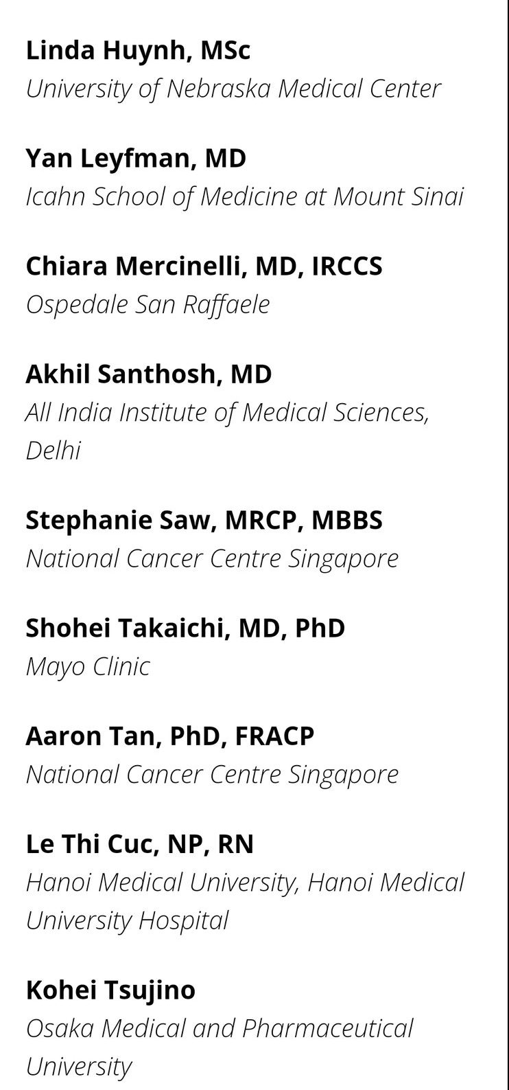Big shout out to Conquer Cancer, the ASCO Foundation for supporting young researchers from all over the world - Akhil Santhosh