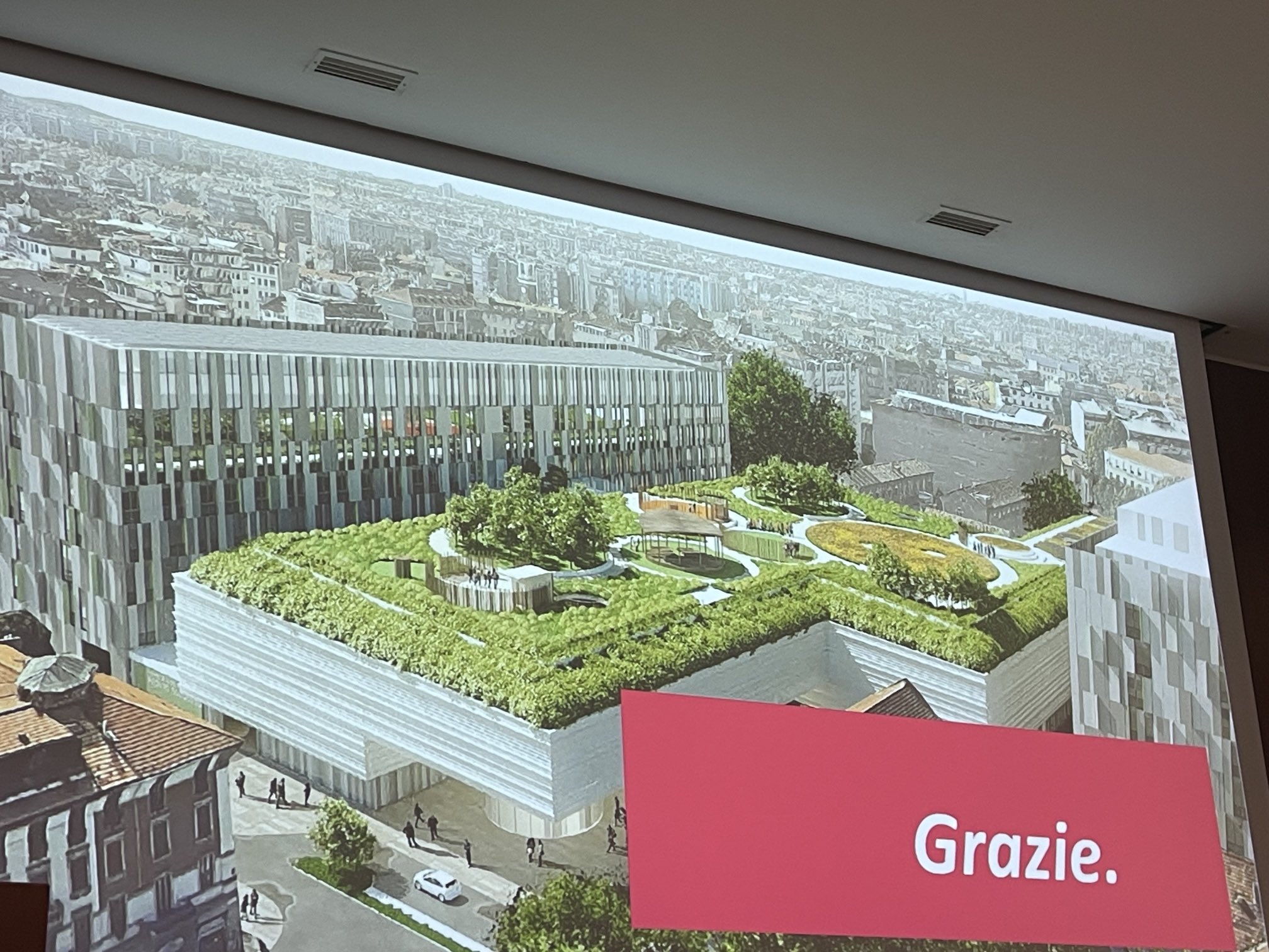 Amazing garden on top of our future Policlinico Ospedale Maggiore Milan - Flora peyvandi