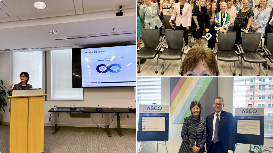 Such a pleasure spending time with the phenomenal ASCO staff - Lynn M. Schuchter