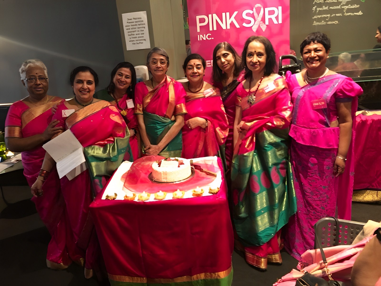 Pink Sari Inc is run by a dynamo of female community leaders from diverse language groups from the Indian sub-continent - Tracey O'Brien