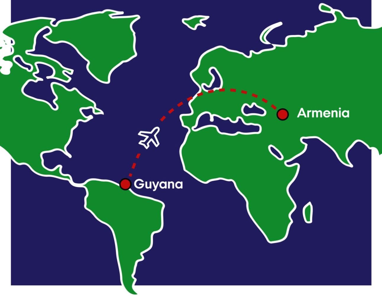 Yesterday we welcomed our little one from South America, Guyana - Pediatric Cancer and Blood Disorders Center of Armenia