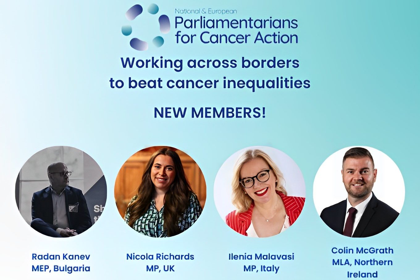 Our Parliamentarians for Cancer Action group is growing stronger! - European Cancer Organisation