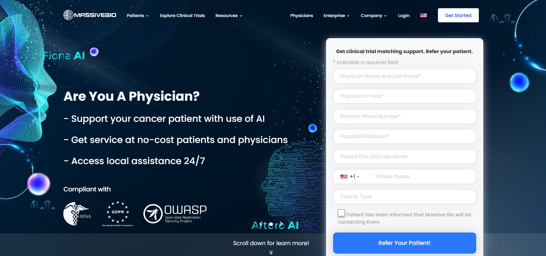 Massive Bio, fueled by NCI/NIH support, is wielding the power of AI to match patients with clinical trials - Arturo Loaiza-Bonilla