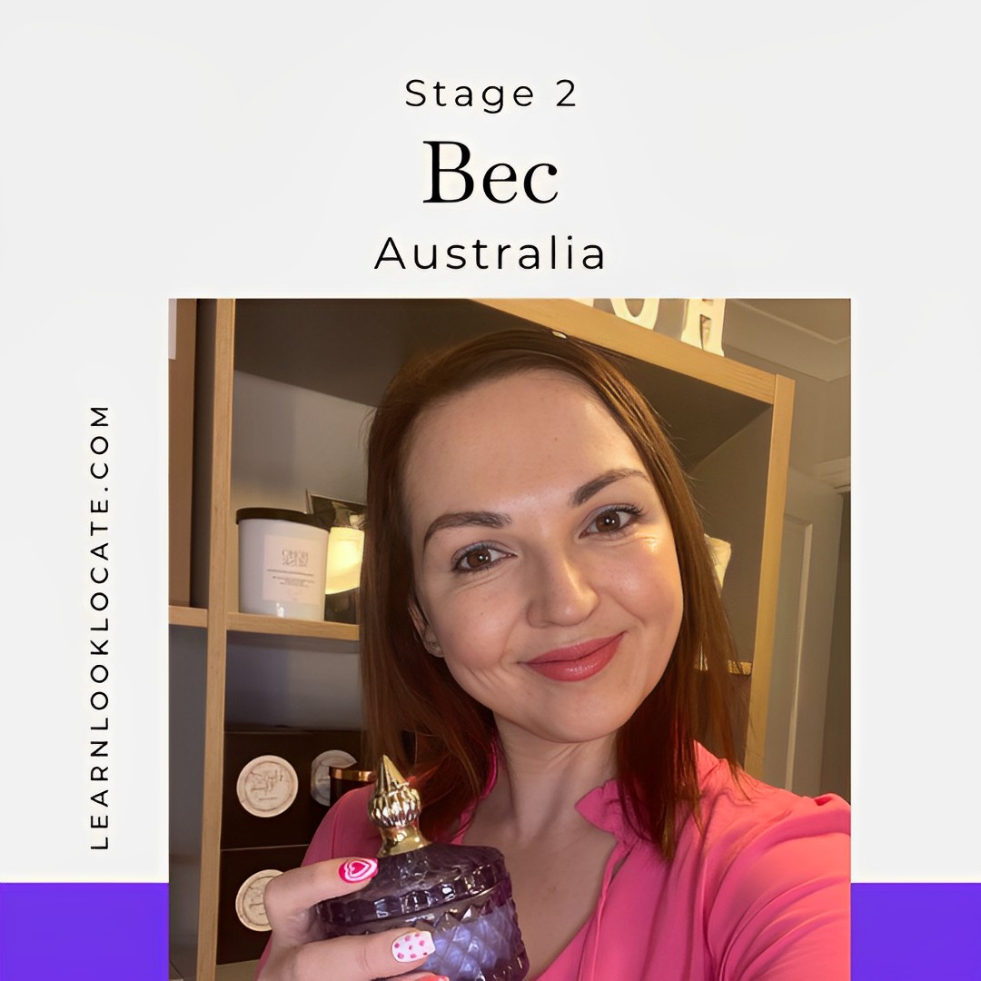 Cynthia Jordan: Met Bec’s from Australia with Stage 2 Lobular Carcinoma Breast Cancer.