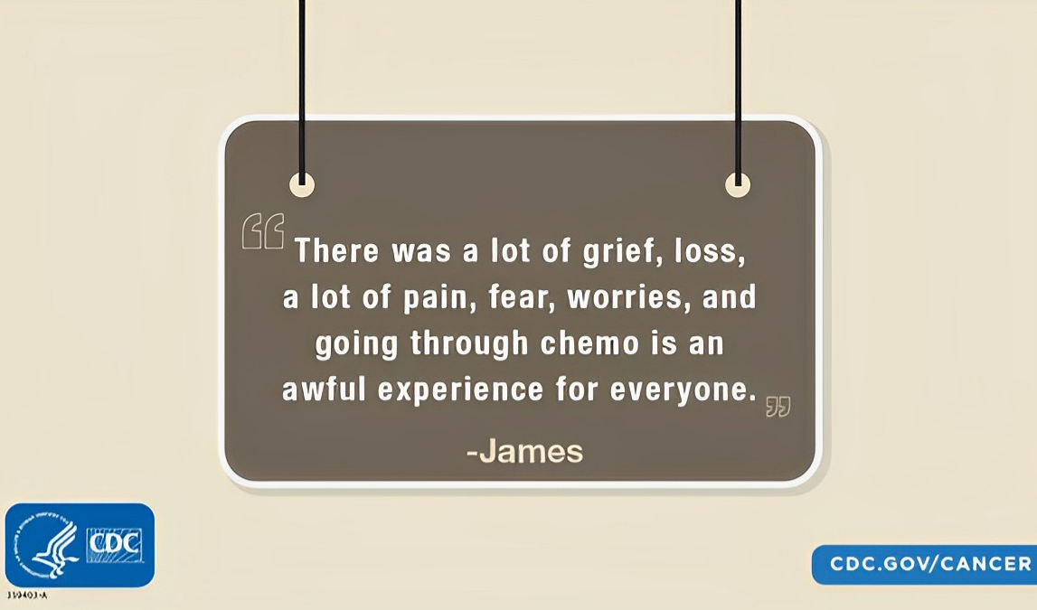 There is no one “right” way to feel after cancer treatment. - CDC Cancer