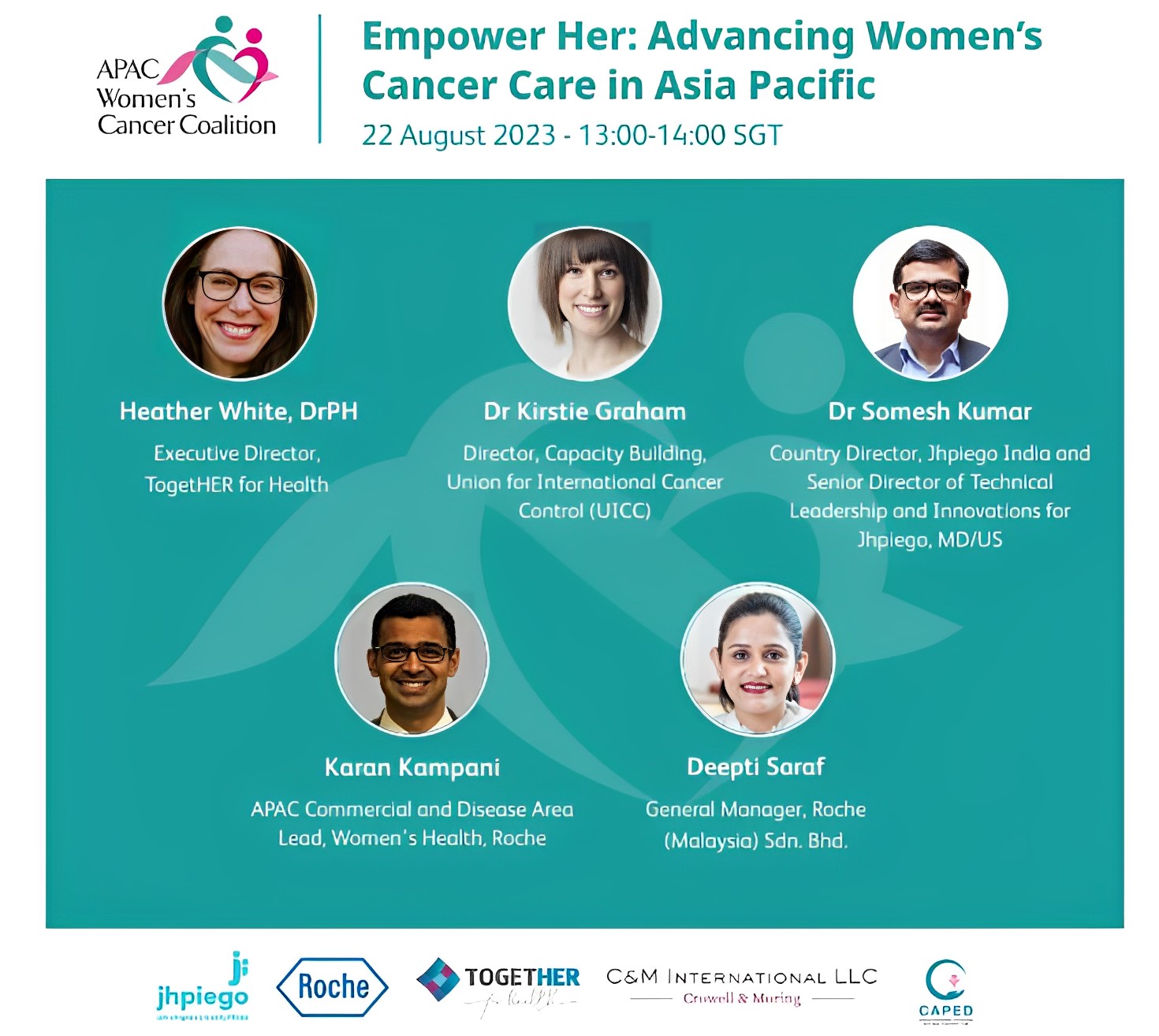 Kirstie Graham joins other global panelists for APAC Women's Cancer Coalition's event - Union for International Cancer Control