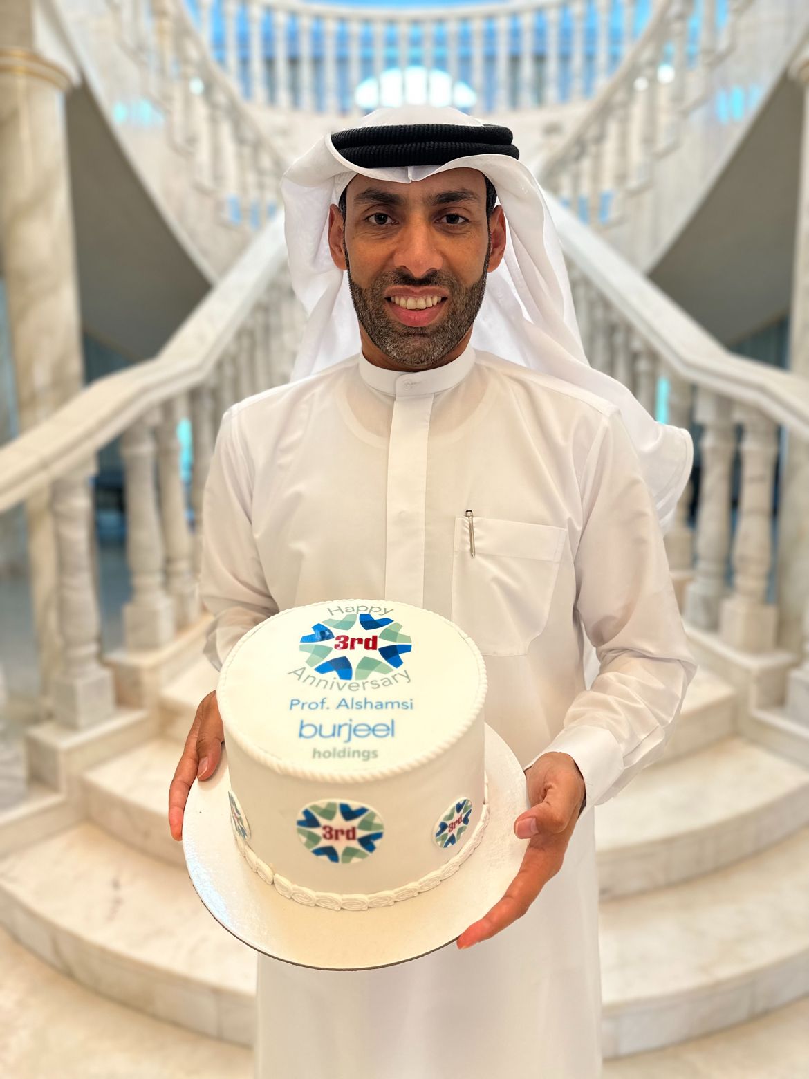 Prof. Humaid Al-Shamsi: Today marks my 3rd anniversary working for one of the most reputable healthcare organizations in the UAE and MENA region Burjeel Holdings.