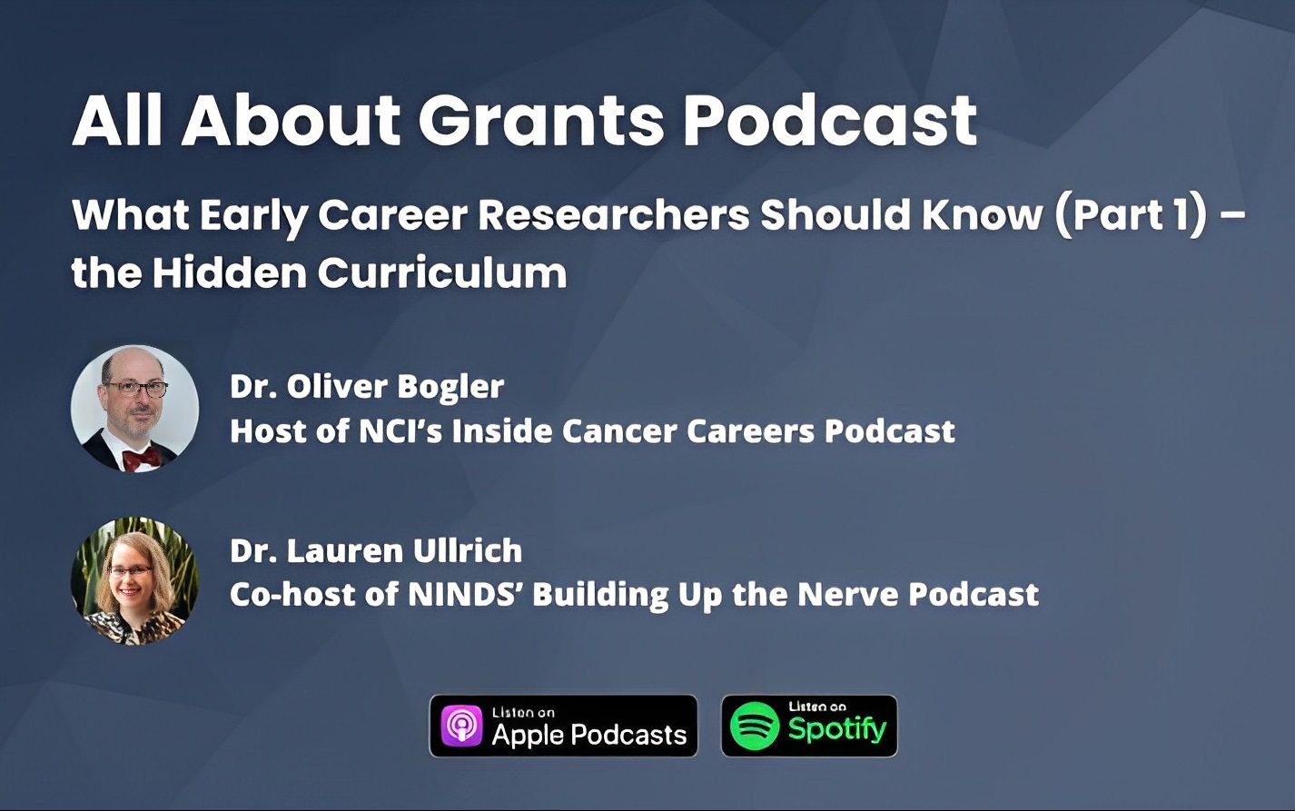 Oliver Bogler: It was an honor and a pleasure to be invited to the All About Grants pod - by its host, David Kosub!