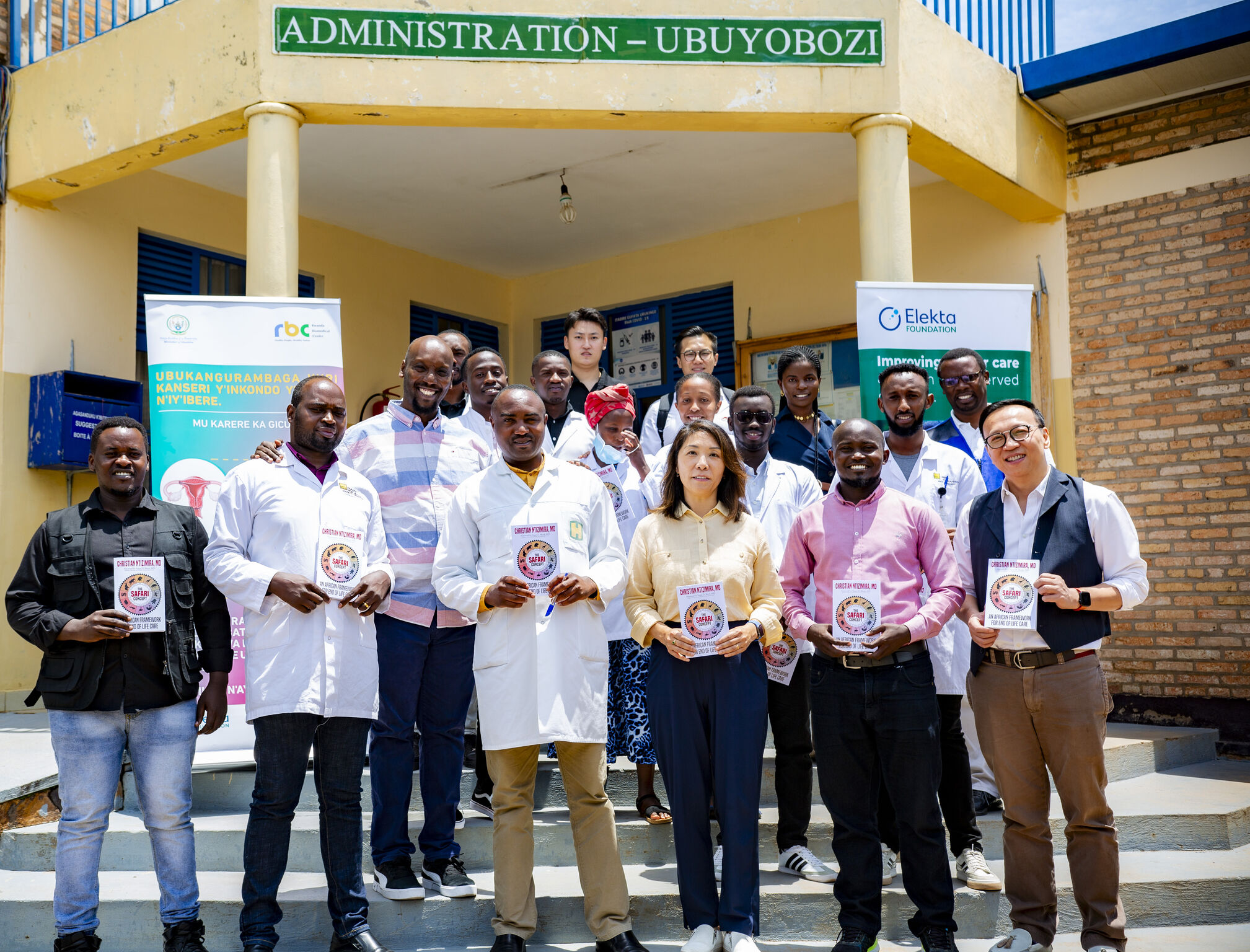 Christian Ntizimira: It was an honor to share "The Safari Concept" with the dedicated team at Byumba Hospital.