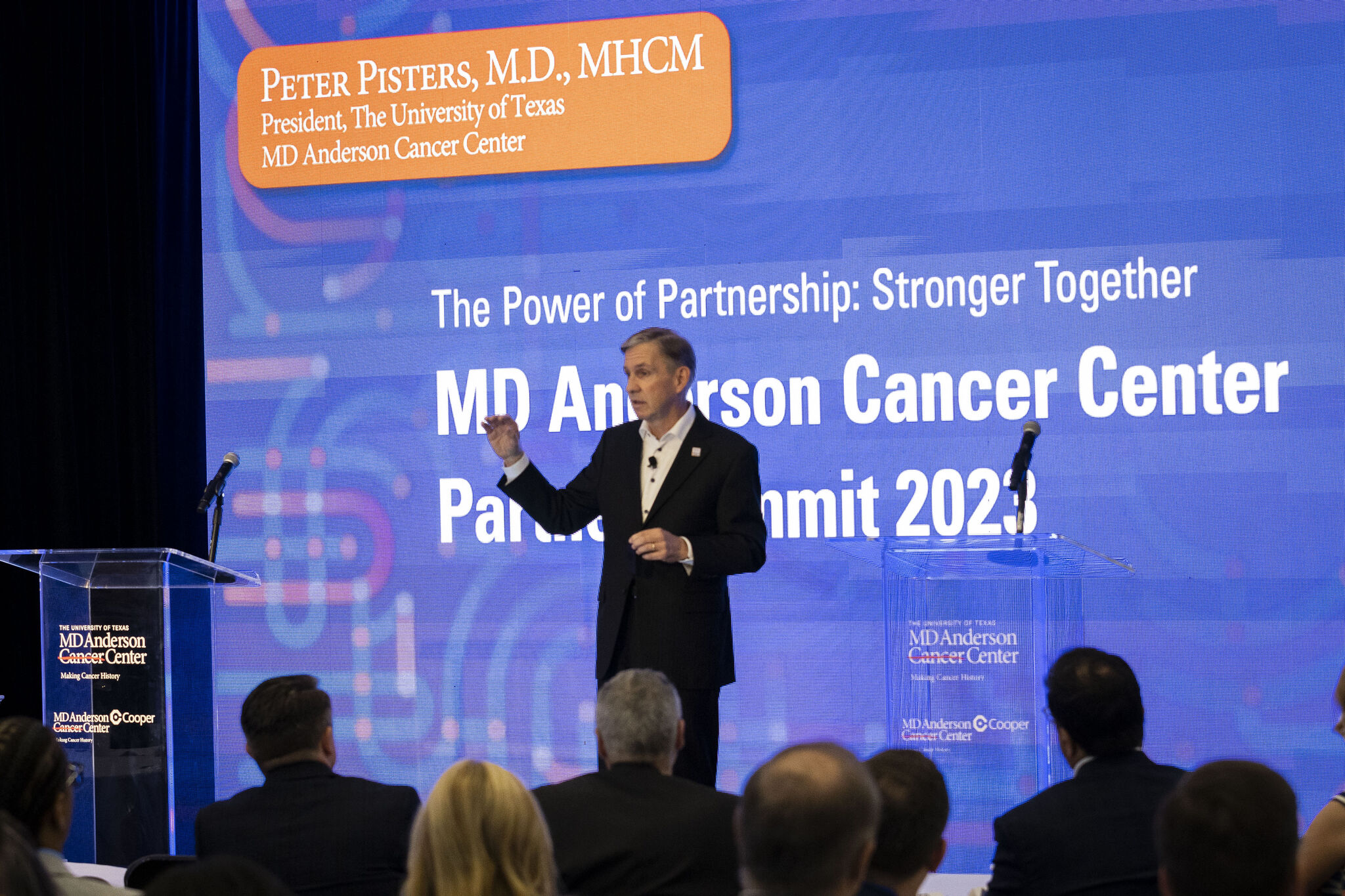 Peter Pisters: Reflecting on an outstanding first day at MD Anderson Cancer Center's Partner Summit.
