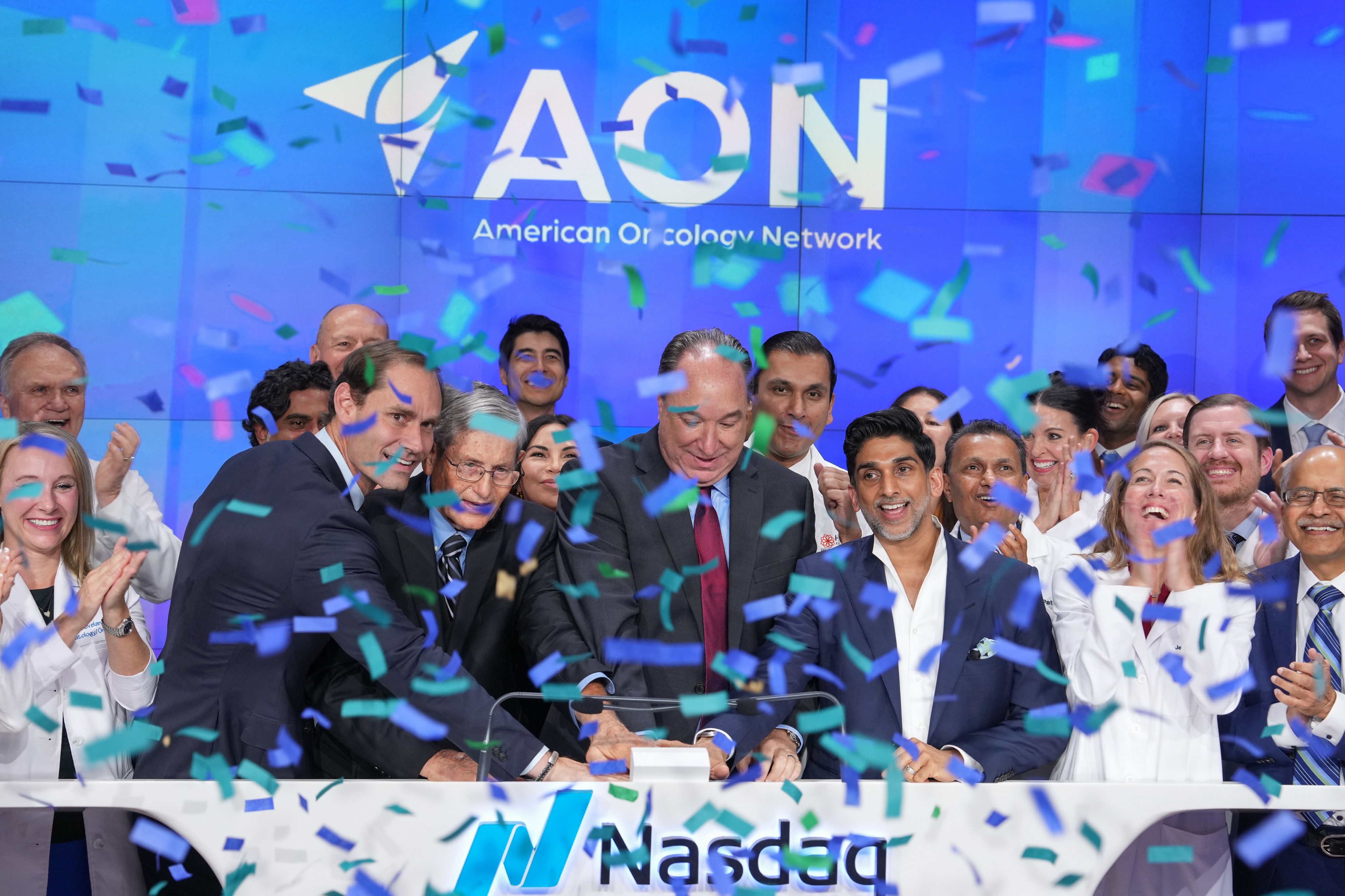 Welcoming American Oncology Network to the Closing Bell in celebration of their listing on Nasdaq Exchange - Nasdaq Exchange