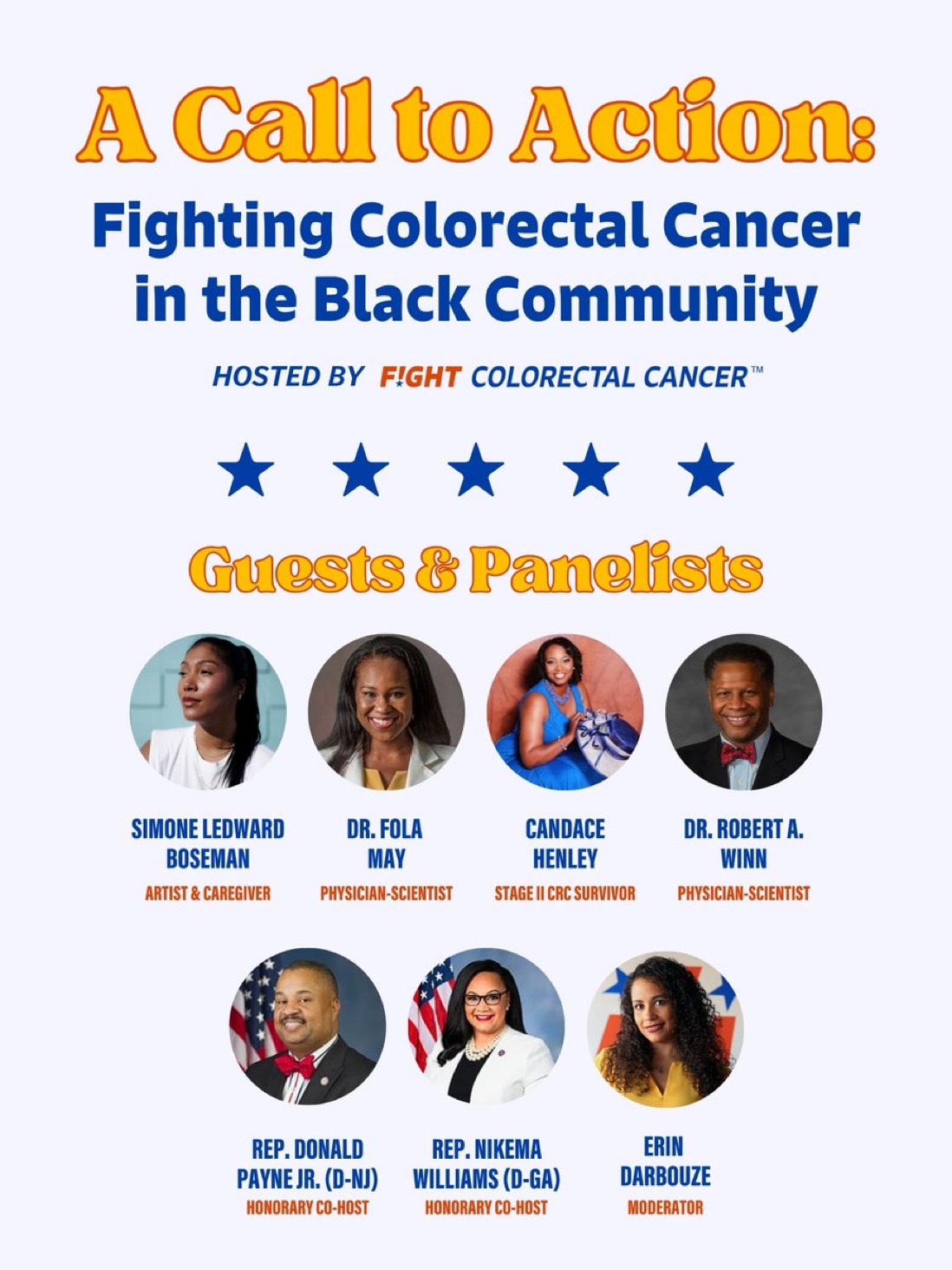 We will host a panel at CBCF bringing together experts, advocates, and policymakers to address the critical disparities in colorectal cancer outcomes among Black Americans. - Fight Colorectal Cancer