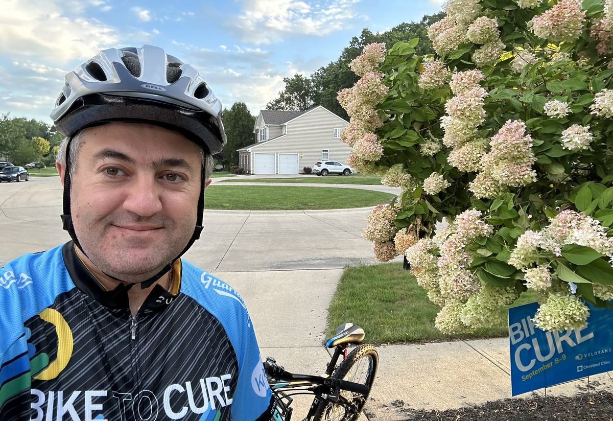 Rabi Hanna: I'm participating in VeloSano Bike to Cure because supporting lifesaving cancer research is important to me.