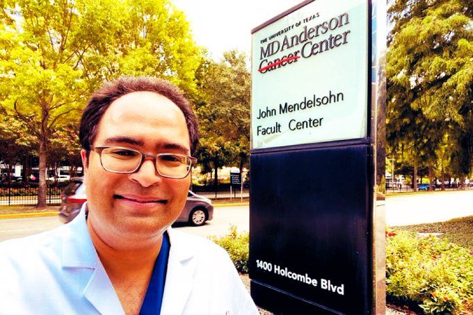 Naveen Pemmaraju: Deeply honored to share that I have been Promoted to Professor of Leukemia!