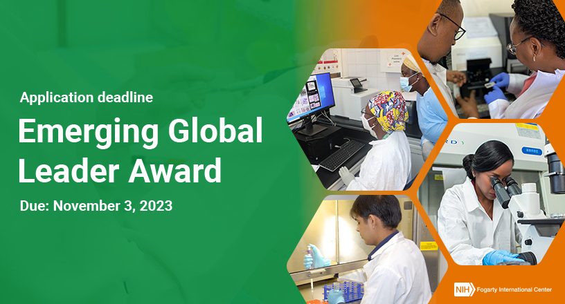 Apply for our Emerging Global Leader award! - Fogarty at the National Institutes of Health (NIH)