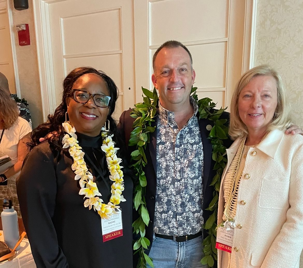Robin Zon: Thank you to the Hawaii Society of Clinical Oncology (HSCO) for a fabulous meeting - the Hawaii Society and the Governor are doing great things