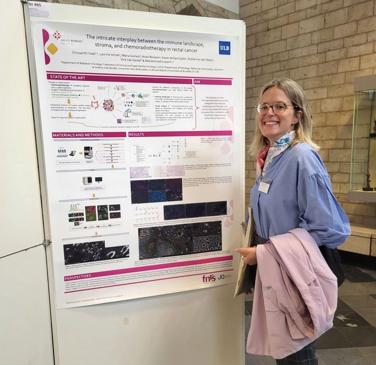 Chrysanthi Iliadi: Just presented my research at the Tumor Heterogeneity, Plasticity, and Therapy Conference in Leuven, Belgium.