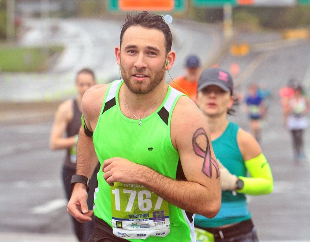 Jared is running the 2023 TCS New York City Marathon with TeamBCRF in support of his grandmothers. - The Breast Cancer Research Foundation