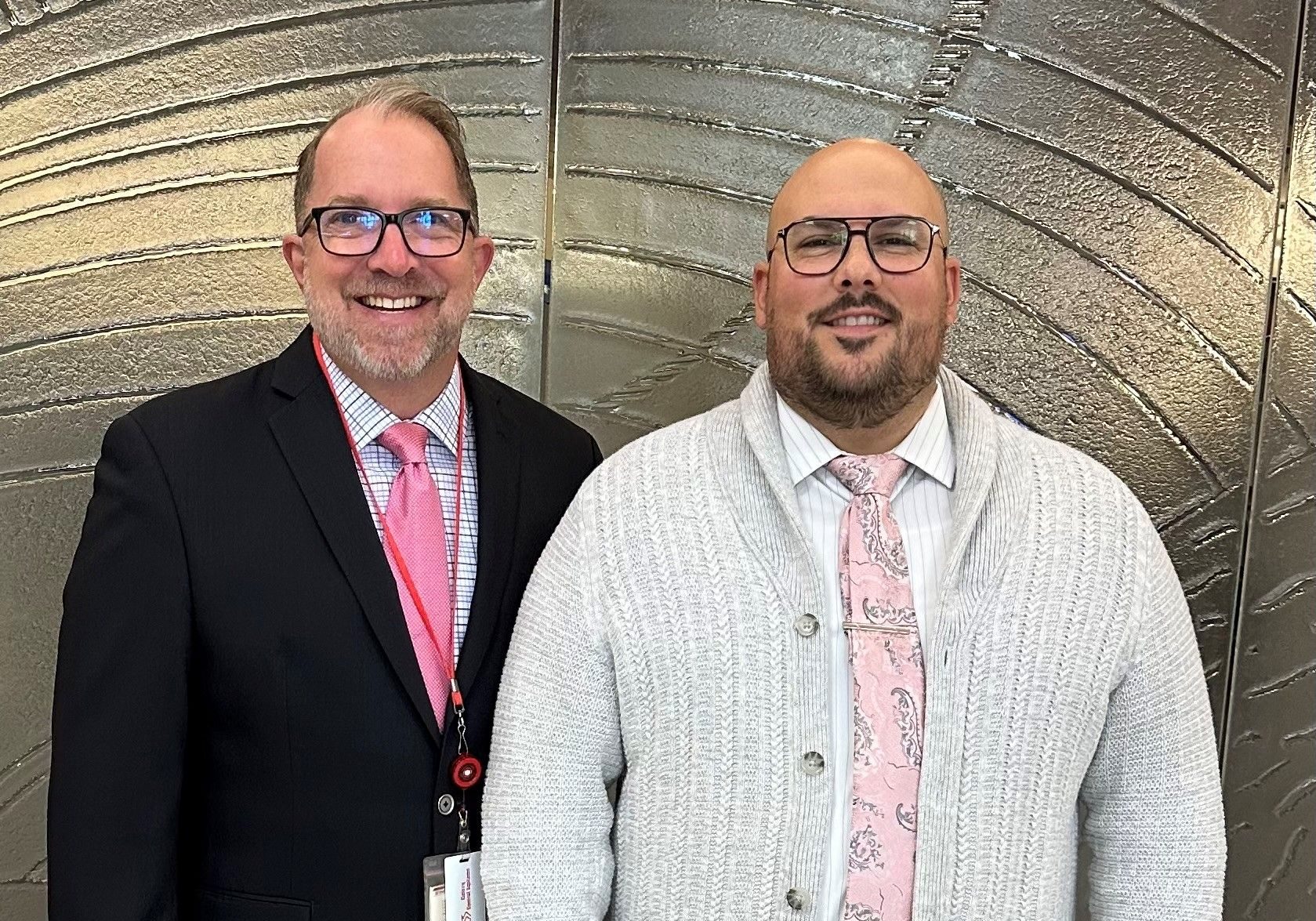 Joel Helmke: I want to thank Joshua Lahav, MBA for his efforts to champion Men Wear Pink on our campus.