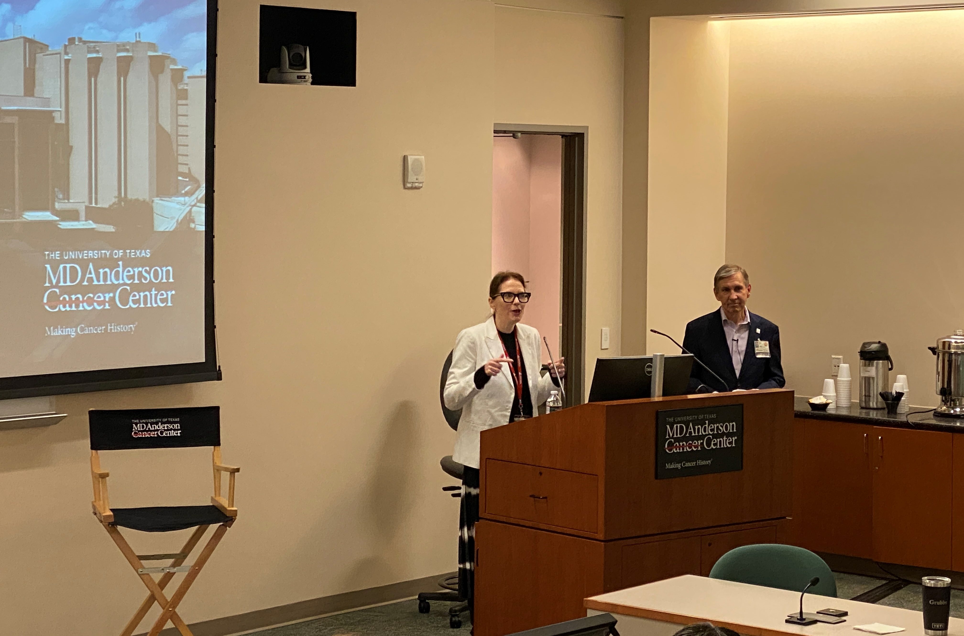 Peter WT Pisters: Great to start the day with MD Anderson Cancer Center' talented Division of Surgery fellows.