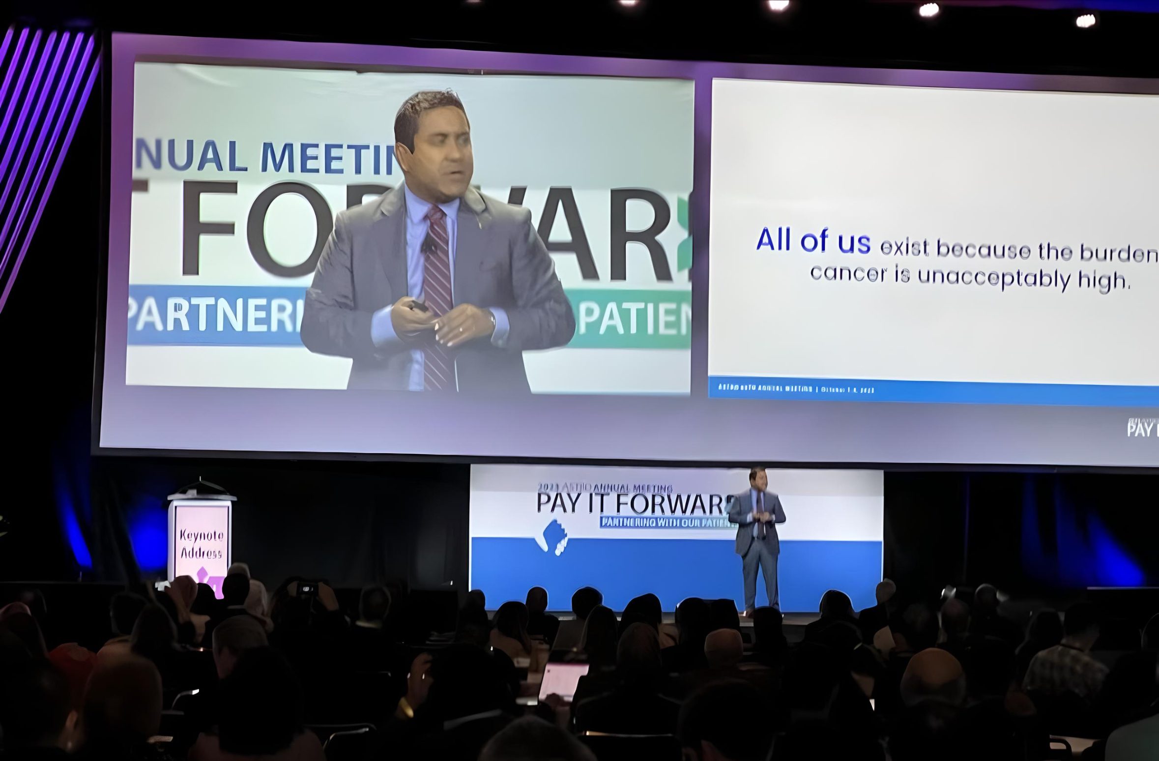 Arif Kamal: Thank you to American Society for Radiation Oncology for inviting me as keynote speaker at the ASTRO23 annual meeting.