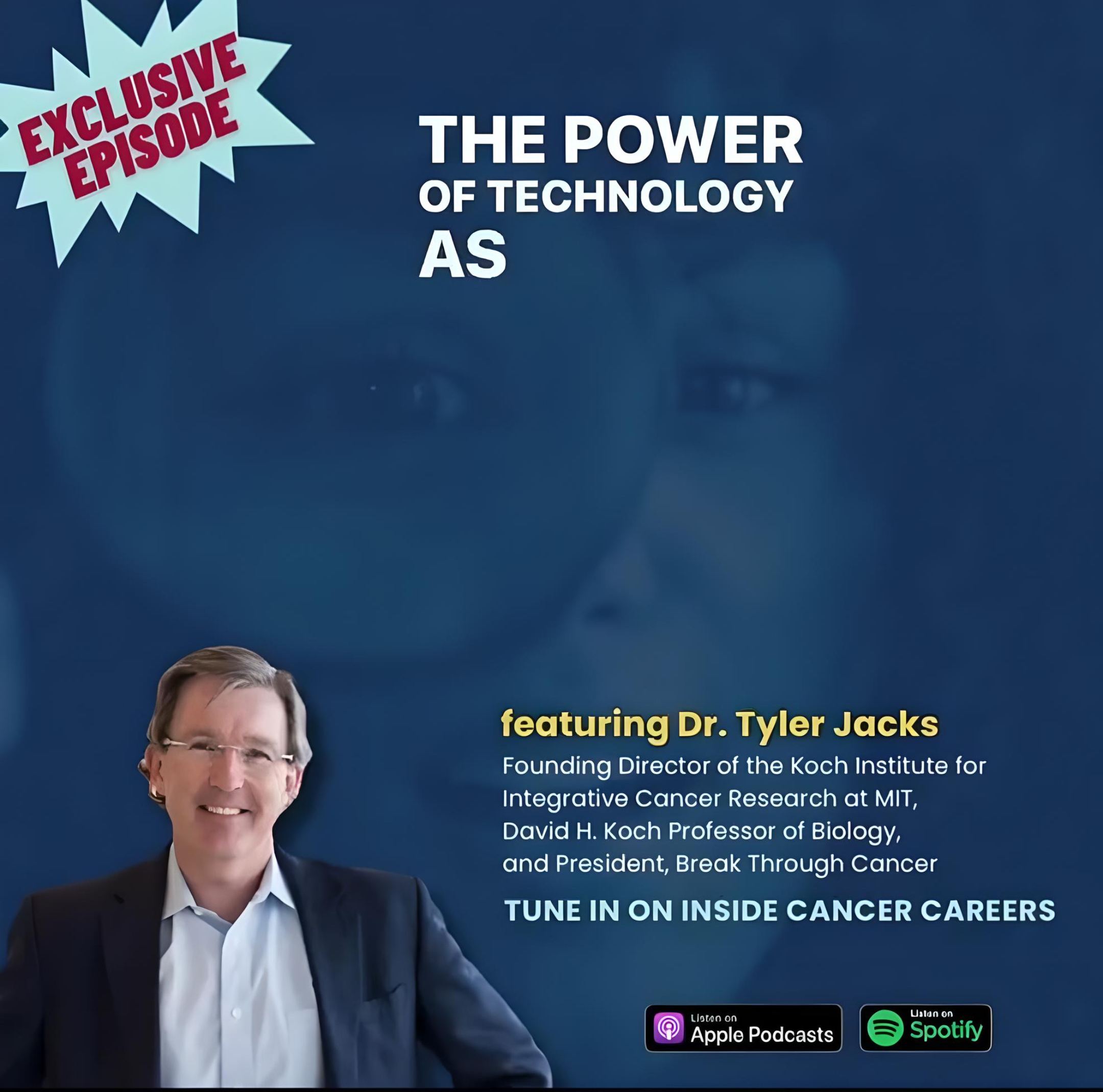 Oliver Bogler: The Inside Cancer Career's interview with Tyler Jacks drops in our feed wherever you listen to our podcast.
