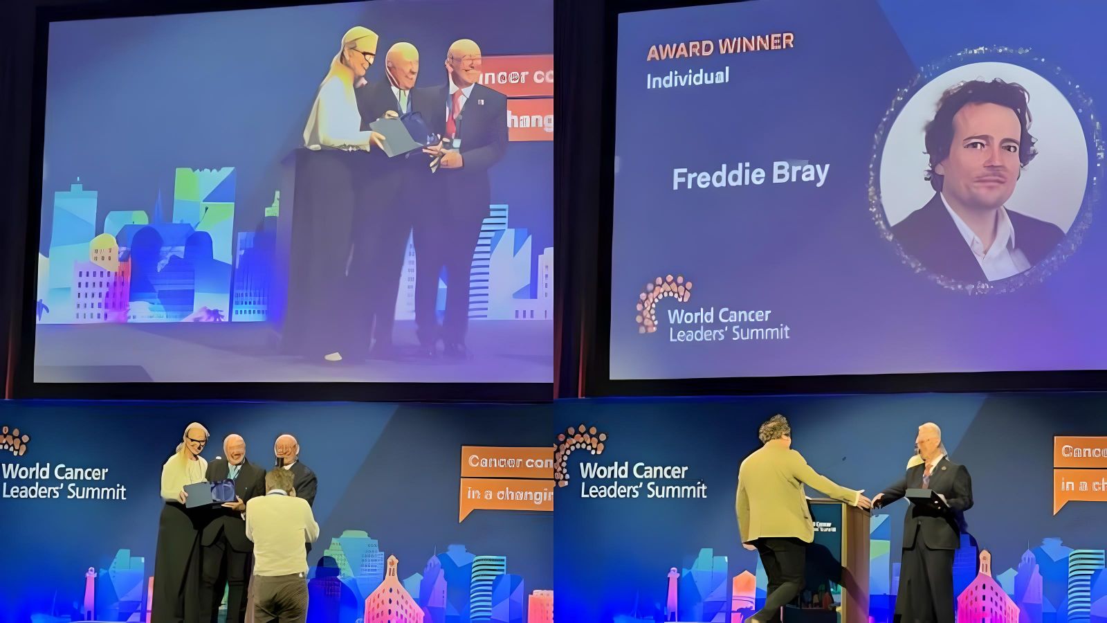Outstanding Contribution to Cancer Control Award goes to League Against Cancer-Perú and Freddie Bray - UICC
