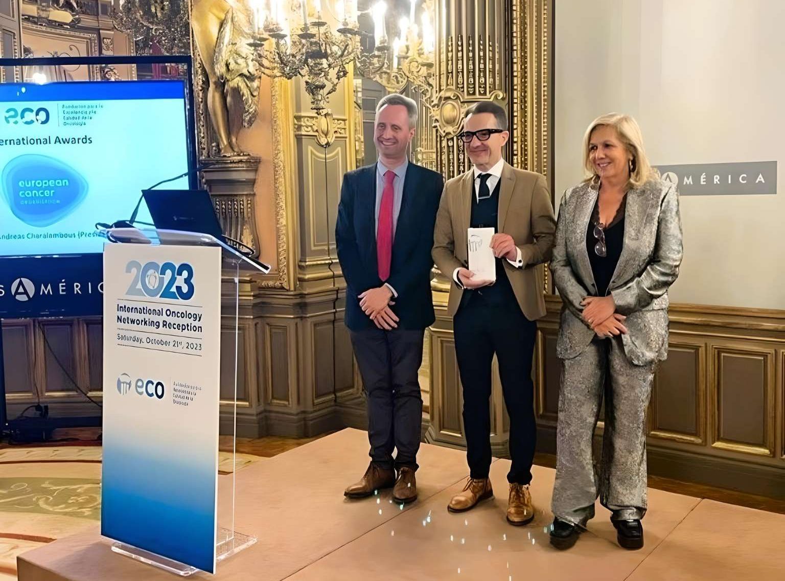 We were honoured to receive an award from our Community 365 contributors, ECO Foundation - European Cancer Organisation