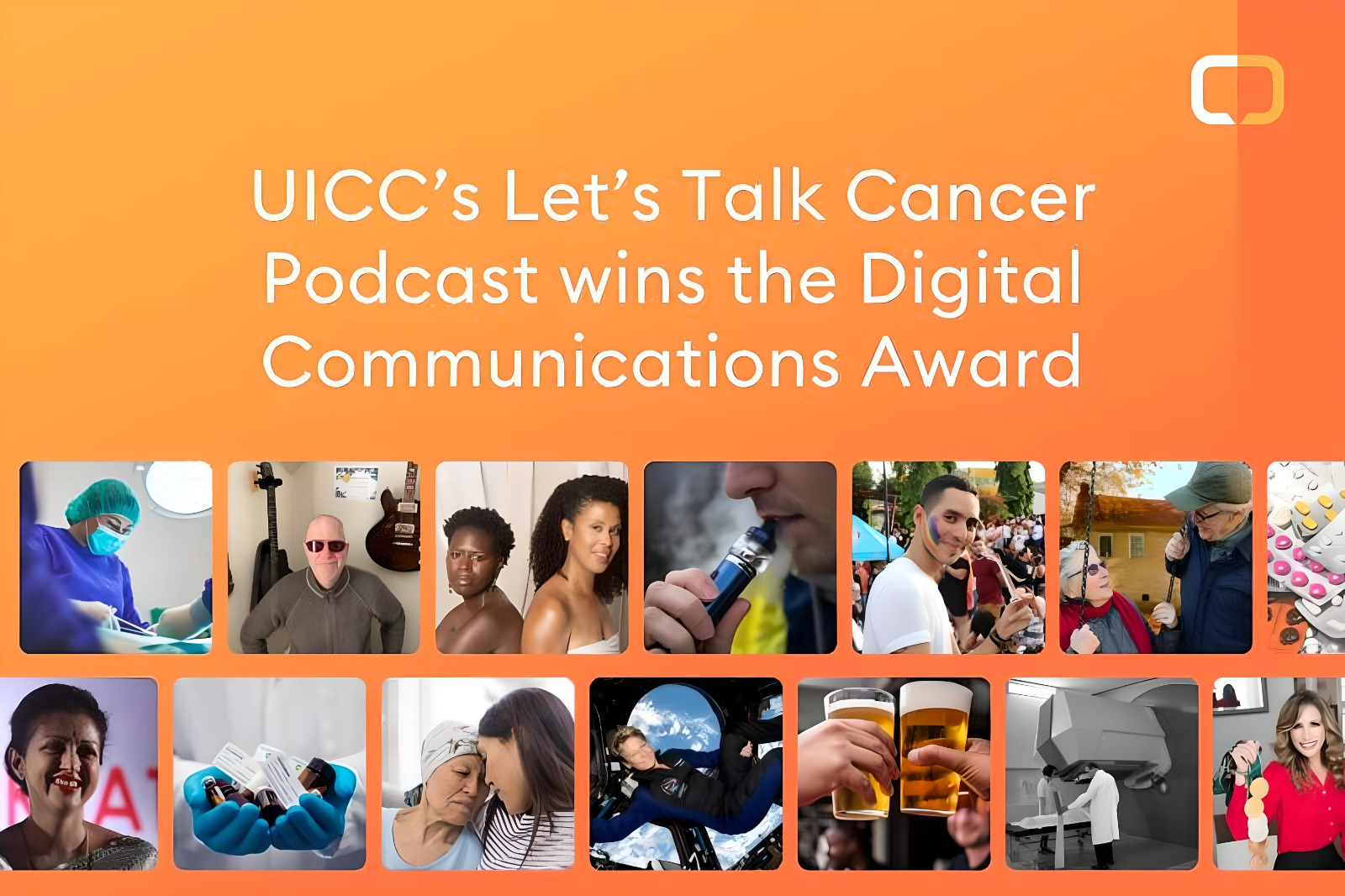 We've won the Digital Communication Award for our Let's Talk Cancer podcast! - Union for International Cancer Control (UICC)