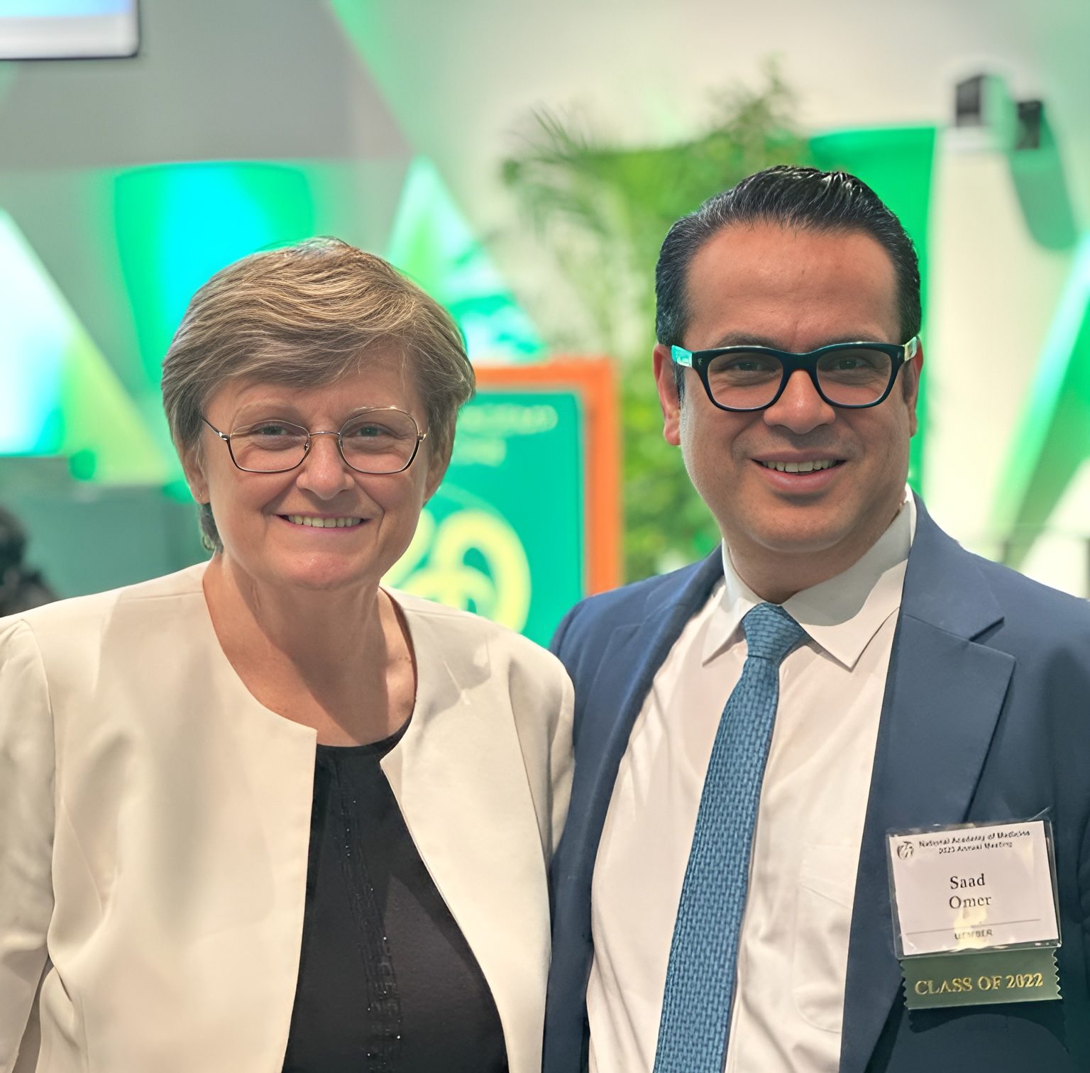 Saad B. Omer: Honored to be part of the same class of the National Academy of Medicine inductees as Katalin Kariko.