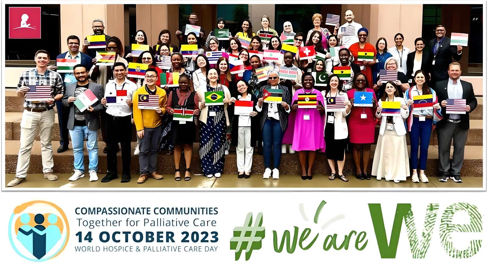 Larry Wagh on 14 October 2023, hospice and palliative care day around the world.