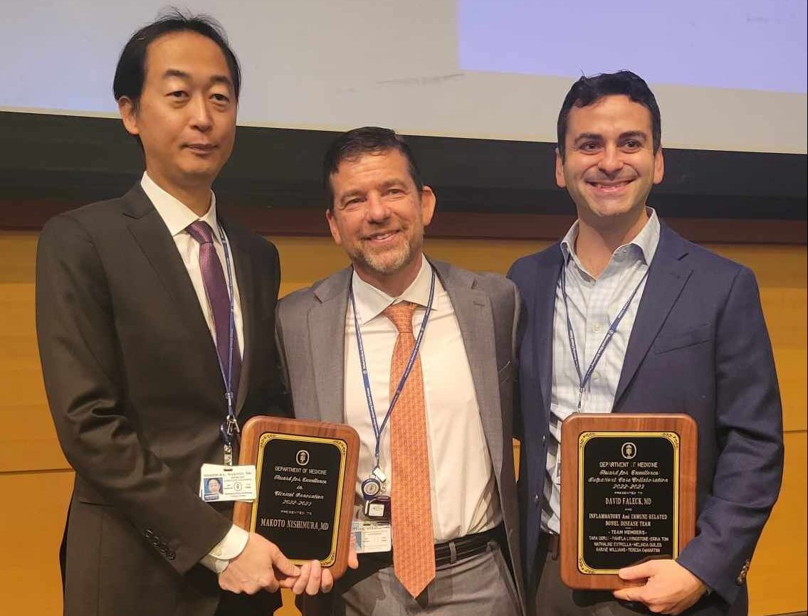 Makoto Nishimura: I am pleased to announce that I was awarded the "Award for Excellence in Clinical Innovation in 2023" at MSKCC