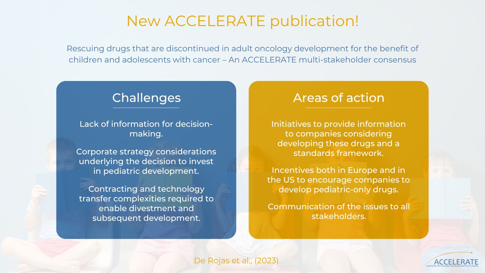 Rescuing drugs and the multi-stakeholder approach for drug development - ACCELERATE Multi-Stakeholder Platform
