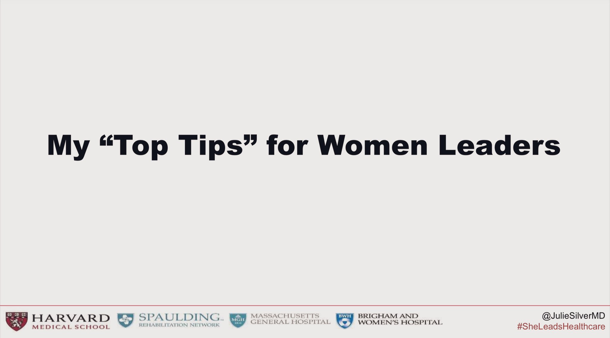 Amy Oxentenko: Top Tips for Women Leaders by Julie Silver