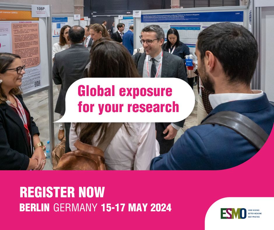 Submit your abstract by 13 February for ESMO-Breast-24 - ESMO
