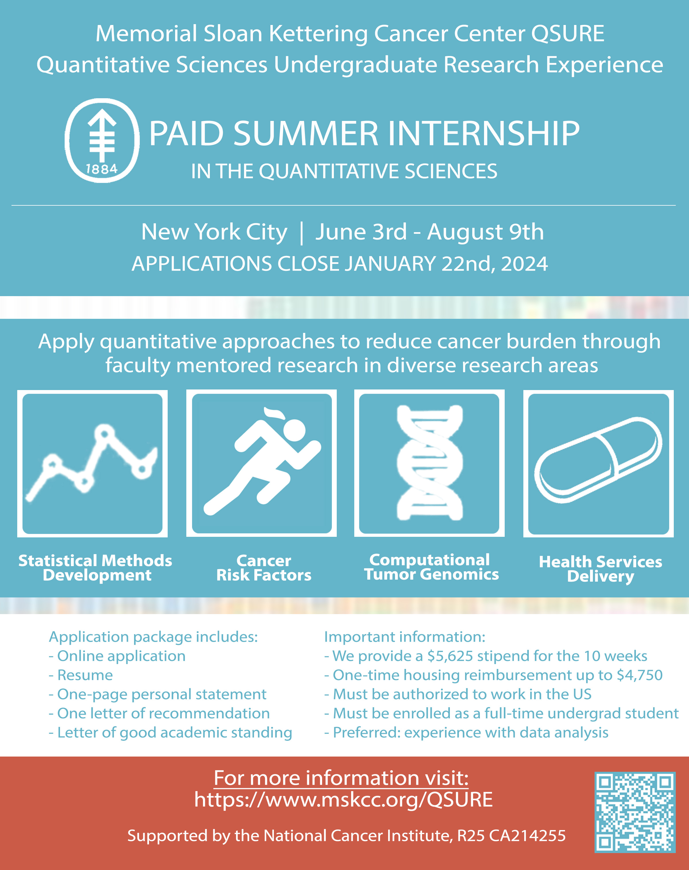 Aaron Mitchell: Undergrads interested in cancer research and data science - come spend your summer at MSKCC!