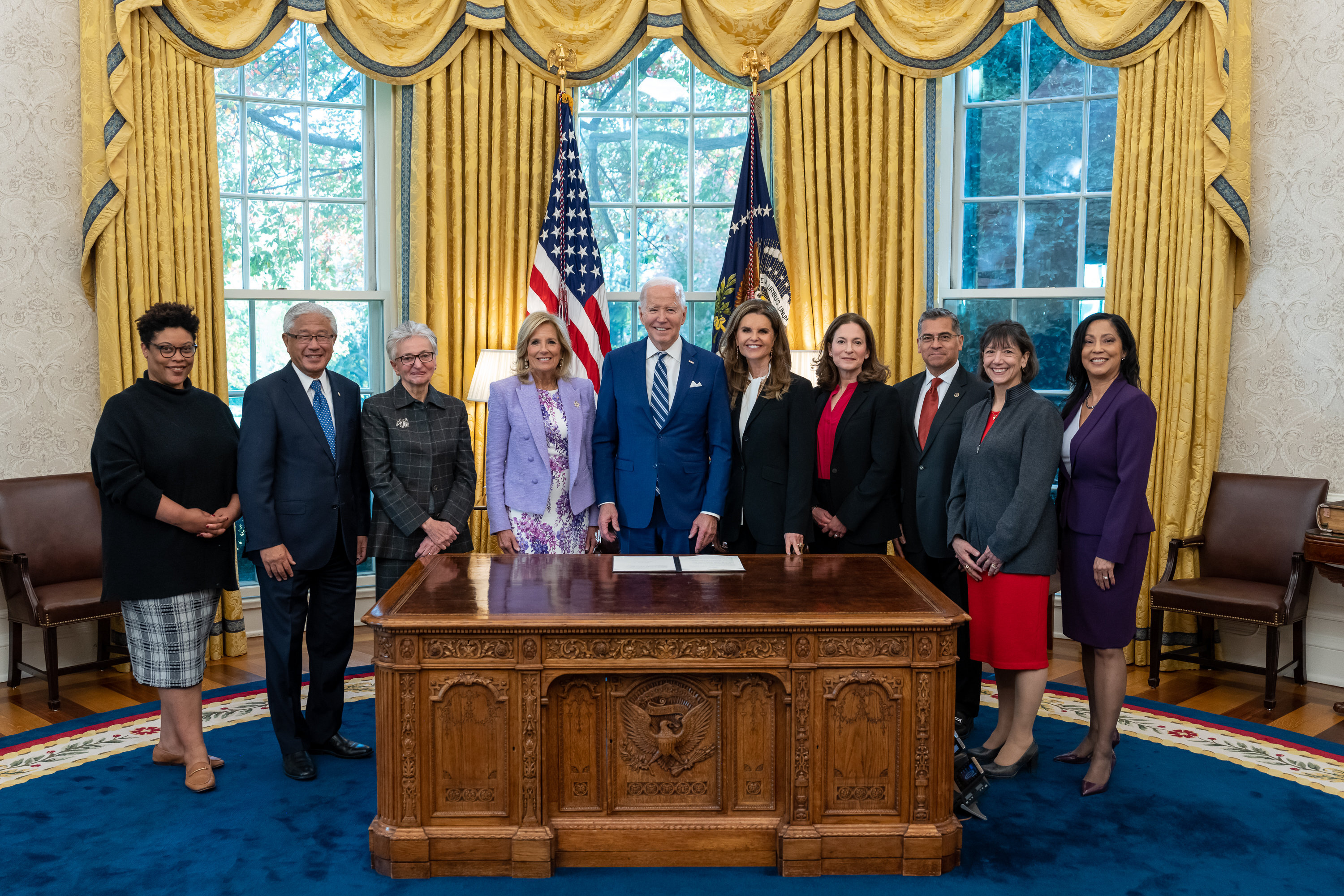 Monica M. Bertagnolli: Honored to be present as President Of The US signed the Presidential Memorandum establishing the White House Initiative on Women's Health Research