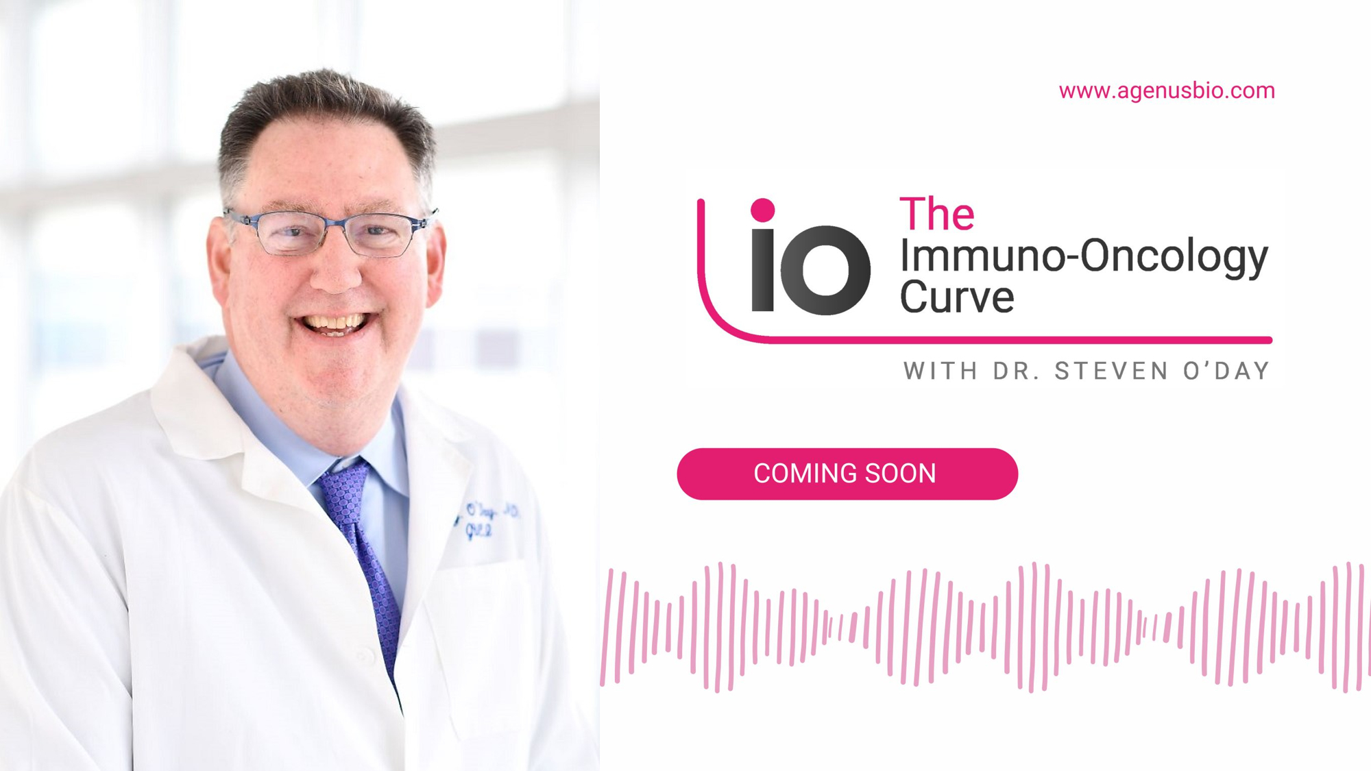 Steven O'Day: I am thrilled to announce the upcoming launch of “The Immuno-Oncology Curve”