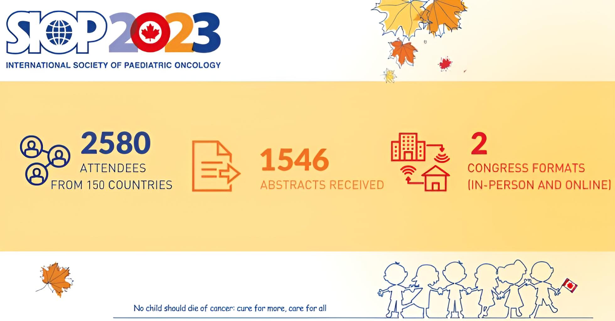 SIOP 2023 by Numbers! - International Society of Paediatric Oncology