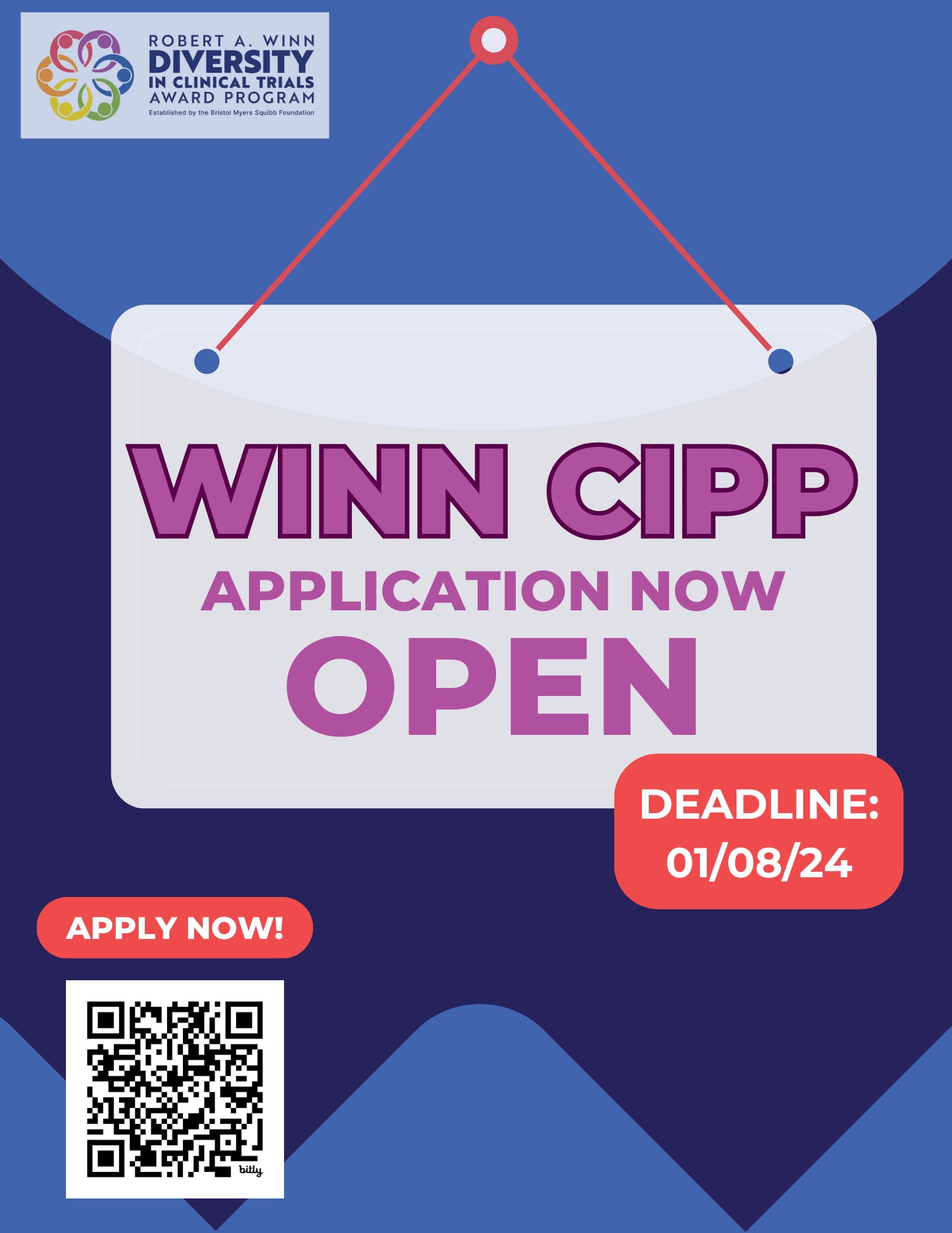 The application is open for Cohort 3 of the Robert A. Winn Clinical Investigator Pathway Program (Winn CIPP) - Winn Awards