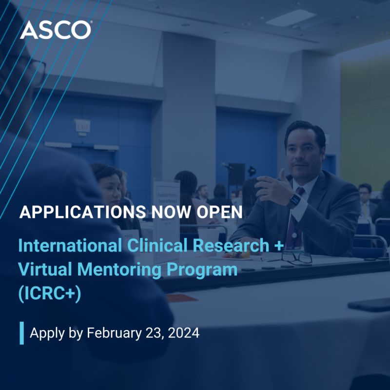 Applications are now open for our new virtual mentoring program in Latin America - ASCO