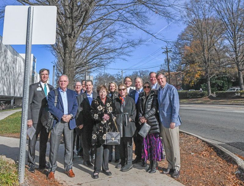 The renaming of Leon Levine Drive - Atrium Health Foundation