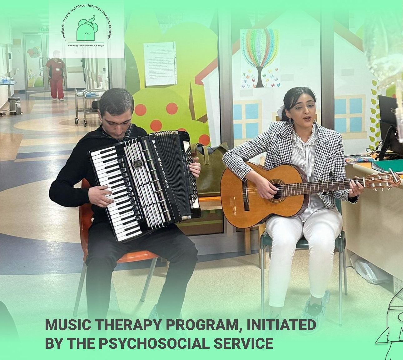 The healing effect of music - Pediatric Cancer and Blood Disorders Center of Armenia